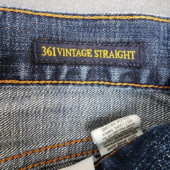 Lucky Brand Mens Jeans 361 Vintage Straight 34x30 Loose Baggy Distressed 90s Y2k - Picture 4 of 13